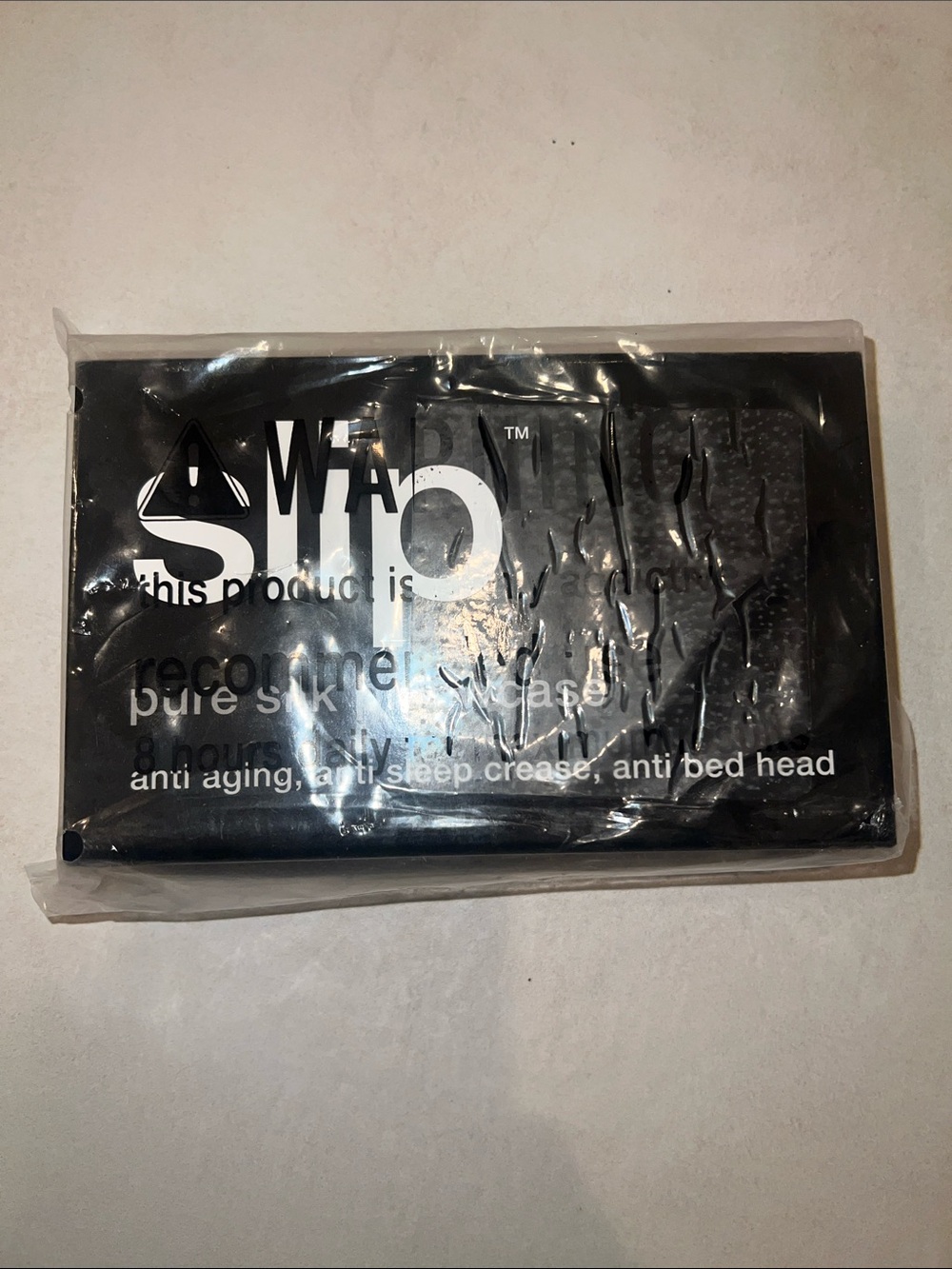 Slip Silk Queen Pillowcase Black